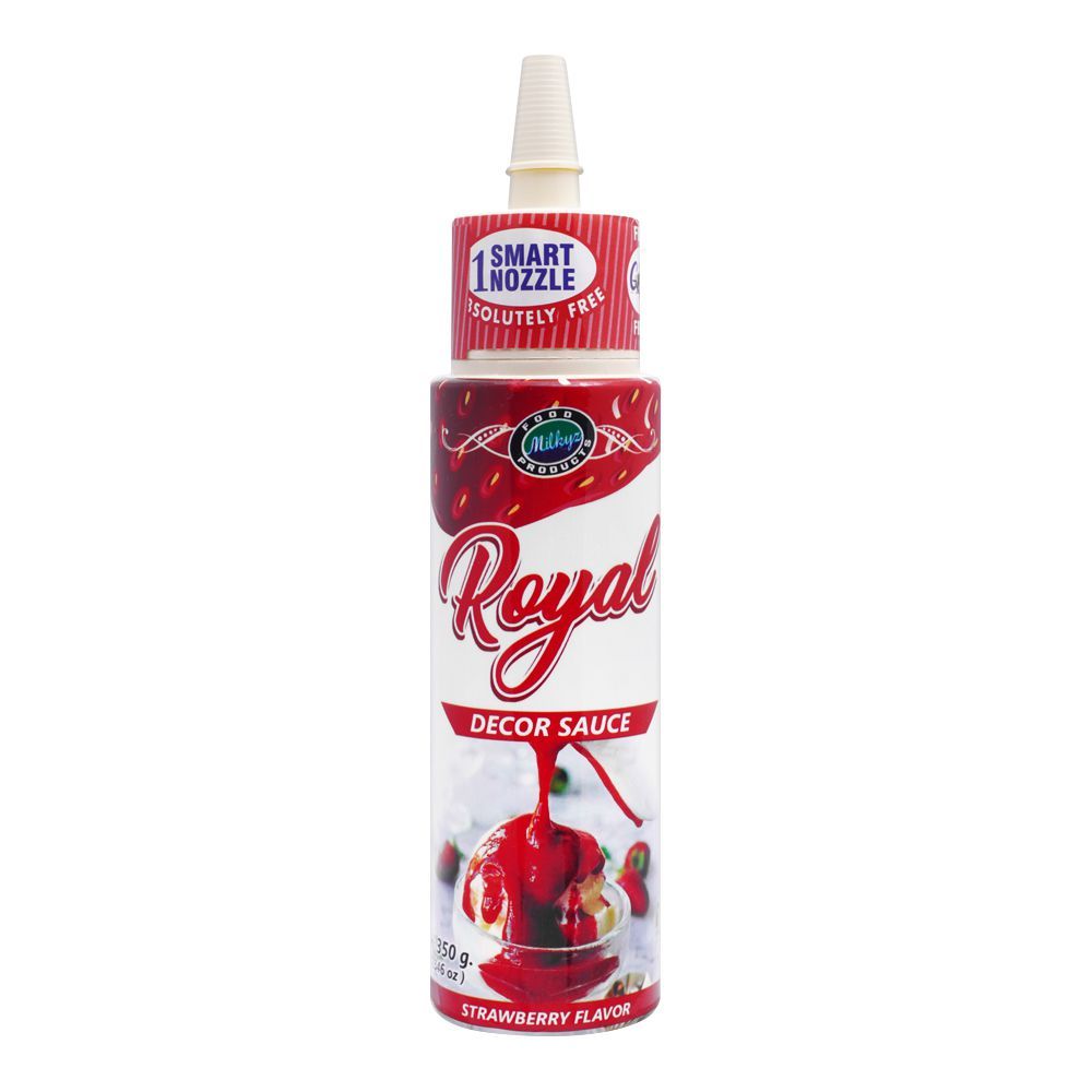 Milkyz Food Royal Decor Strawberry Sauce, 350g - Main Image