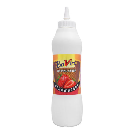 Milkyz Food Bavico Strawberry Topping Syrup, 1 KG - Main Image