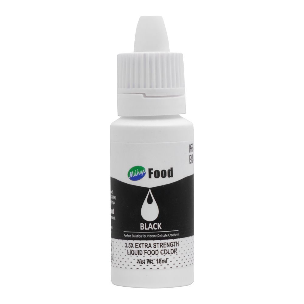 Milkyz Food Color, Black, 18ml - Main Image