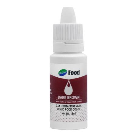 Milkyz Food Color, Dark Brown, 18ml - Main Image