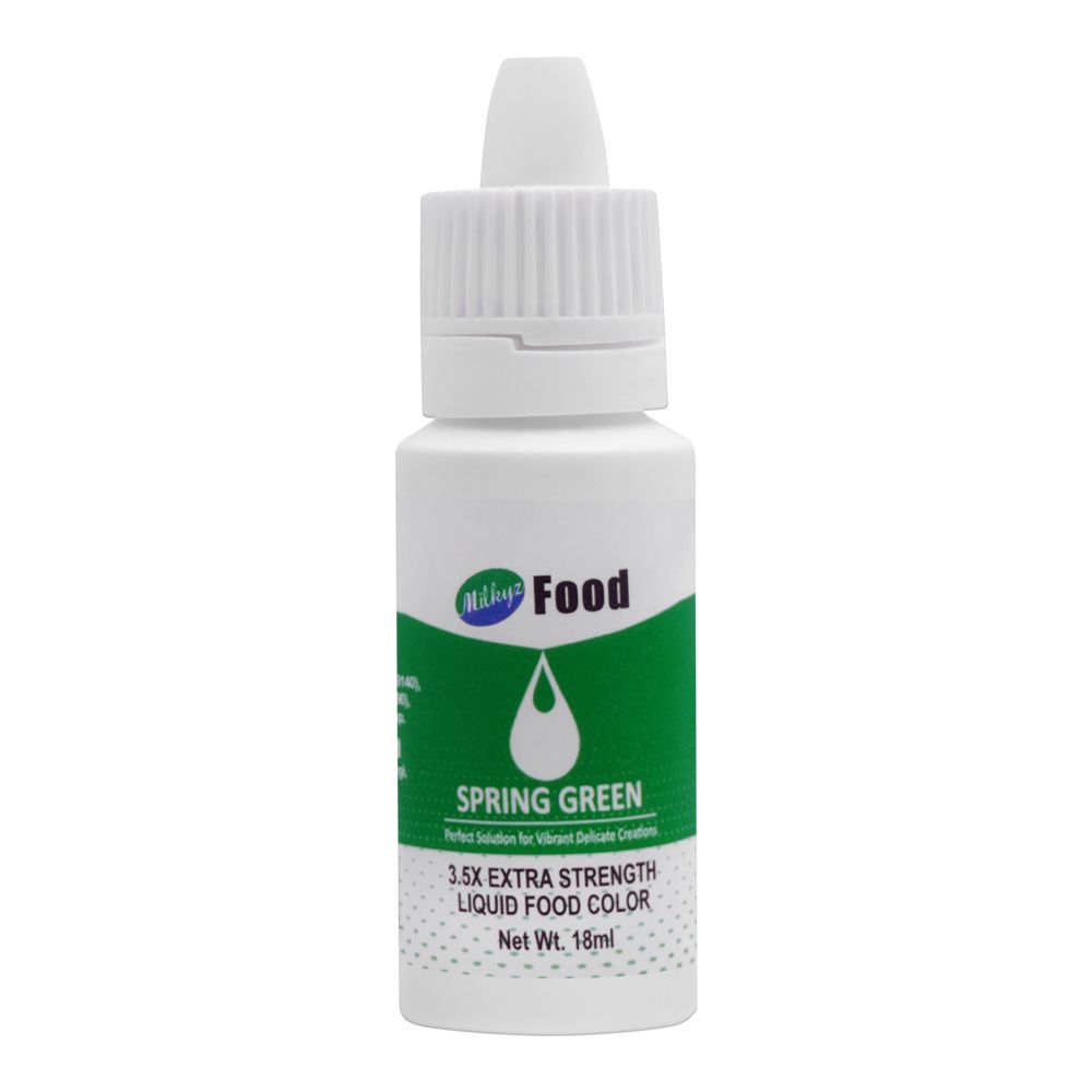 Milkyz Food Color, Spring Green, 18ml - Main Image