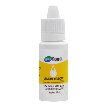 Milkyz Food Color, Lemon Yellow, 18ml - Main Image