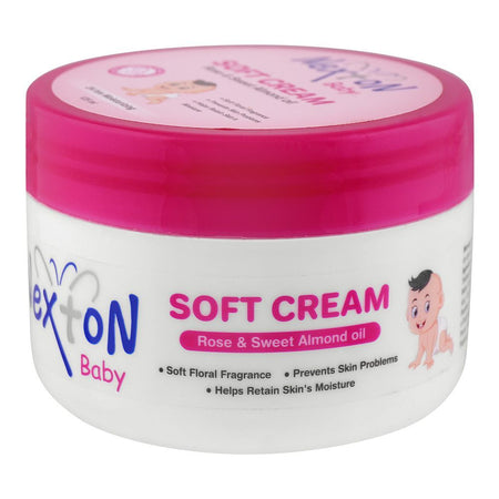 Nexton Baby Rose & Sweet Almond Oil Soft Cream, 125ml - Main Image