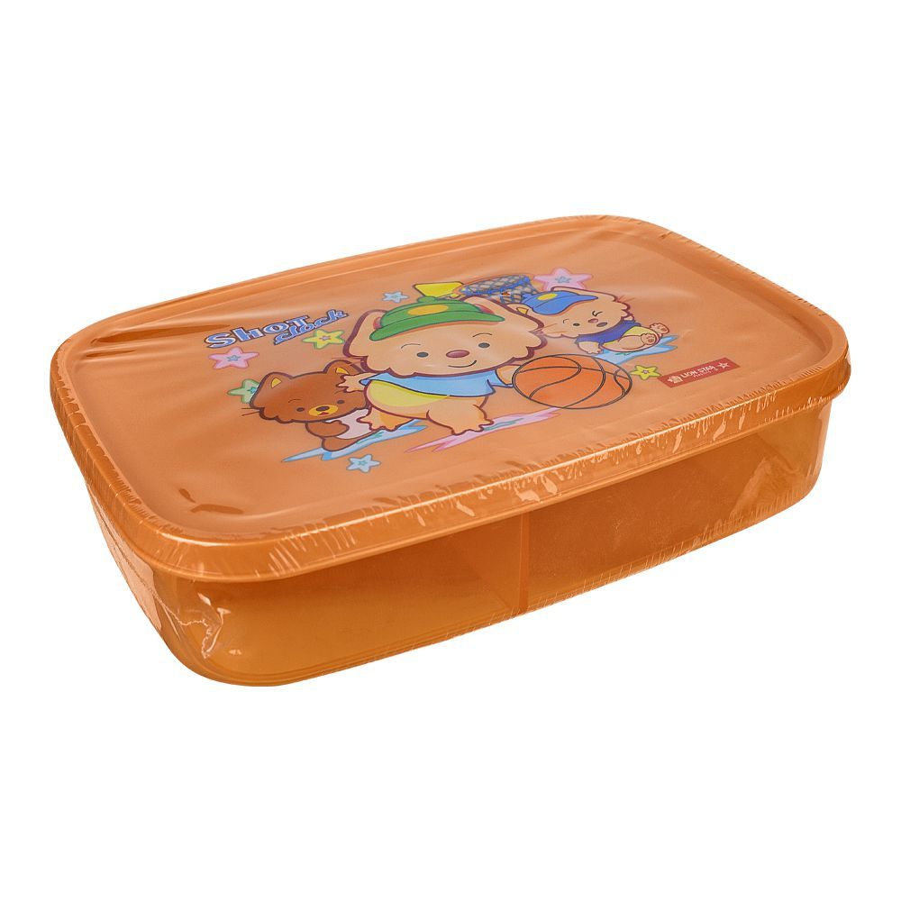 Lion Star Japan Seal Ware Lunch Box, 7.3in (H) x 4.8in (W) x 2in (D), Brown, BC-9 - Main Image
