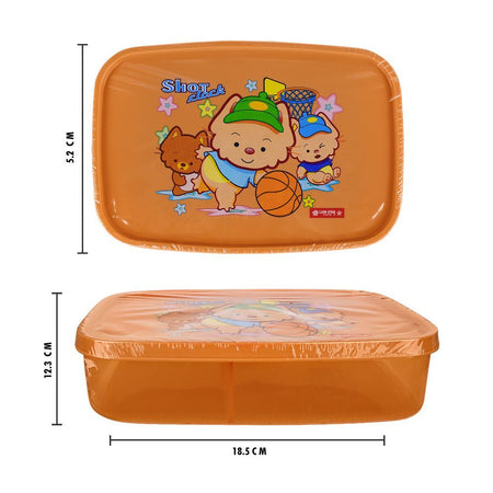 Lion Star Japan Seal Ware Lunch Box, 7.3in (H) x 4.8in (W) x 2in (D), Brown, BC-9 - Image 4