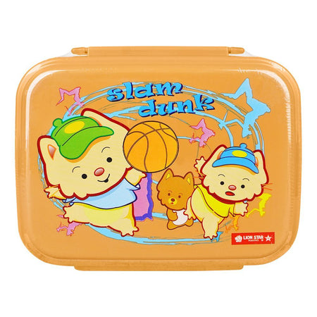 Lion Star Plastic Enzo Clip Lunch Box, 5.7in (H) x 4.1in (W) x 2.2in (D), Brown, SB-33 - Image 3
