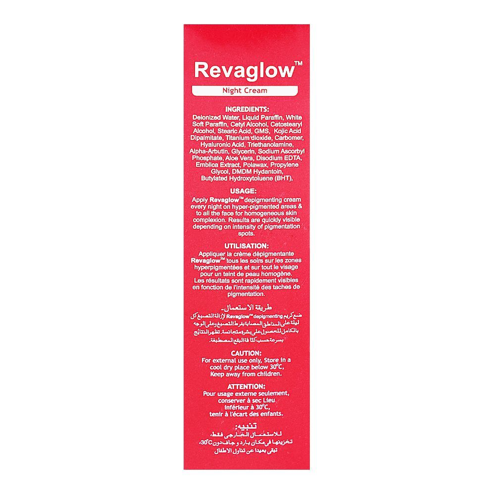 Revaglow Night Cream, For Hyperpigmentation, 30g - Image 2