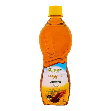 Organico Mustard Oil, 500ml Bottle - Main Image