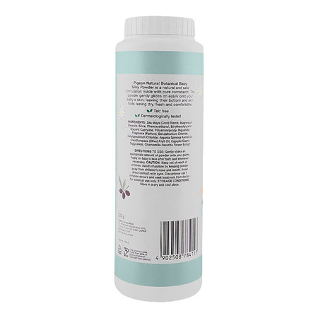 Pigeon Natural Botanical Baby Silky Powder With Olive Oil, Argan Oil & Chamomile, 125g - Image 2