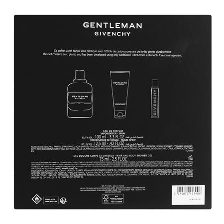 Givenchy Gentlemen Set, For Men, Eau De Parfum 100ml + Shower Gel 75ml + Travel Spray, 12.5ml - Image 3