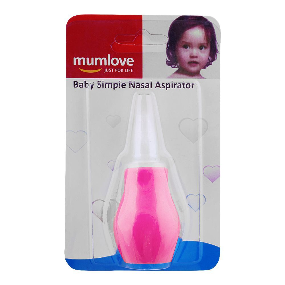 Mum Love Baby Simple Nasal Aspirator, Pink, A1032 - Main Image