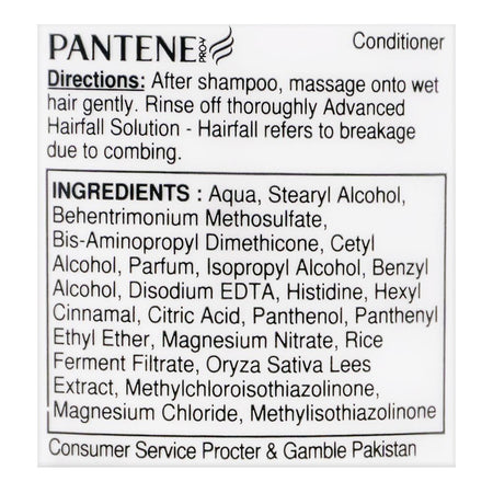 Pantene Advanced Hair Fall Solution + Milky Extra Treatment Conditioner, 190ml - Image 3