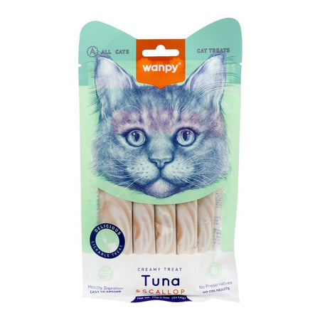 Wanpy Creamy Treat For Cats -Tuna & Scallop, 70g - Main Image