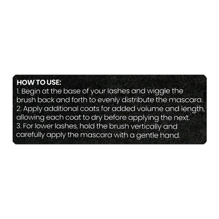 Rivaj Black Dense Mascara, 10ml - Image 5