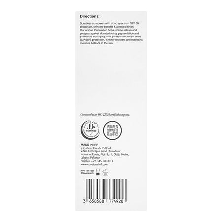 CoNatural Super Active Broad-Spectrum Sun Screen, SPF60, 30ml - Image 3