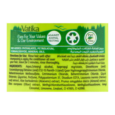 Dabur Vatika Olive & Henna Nourish & Protect Nourishing Oils Conditioner, For Normal Hair, 180ml - Image 3