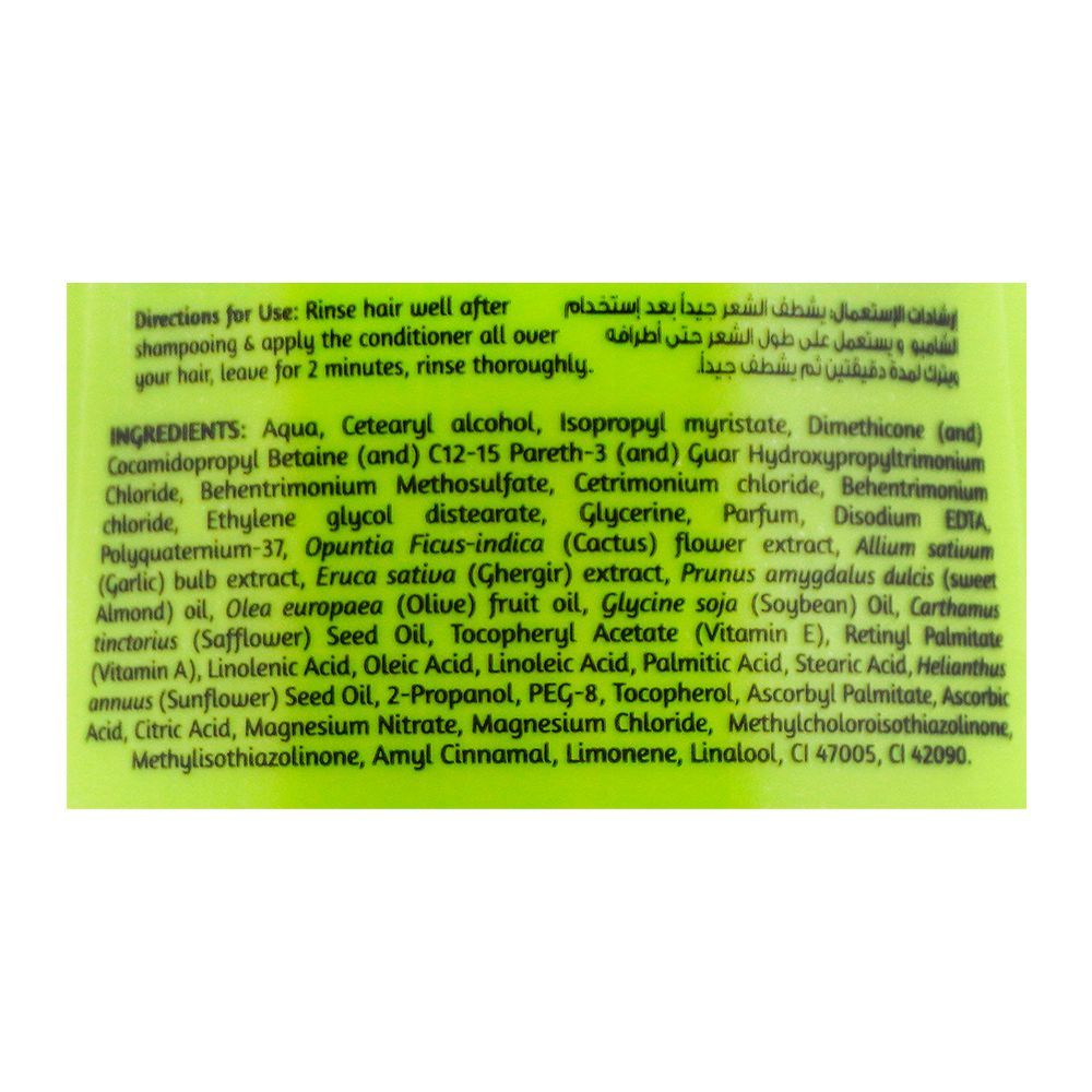 Dabur Vatika Cactus & Gergir Hair Fall Control Nourishing Oils Conditioner, For Weak Hair, 180ml - Image 3