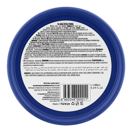 Agiva Professional Ultra Strong Hair Styling 02 Aqua Wax Navy Blue, 155ml - Image 2