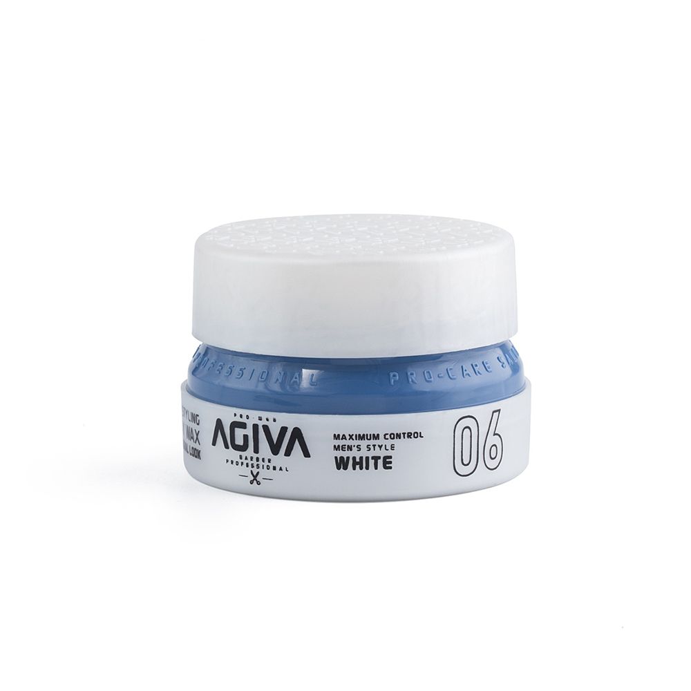 Agiva Professional Natural Look Hair Styling Wax, 06 Clay White, 155ml - Main Image