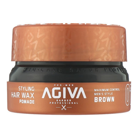 Agiva Professional Maximum Control Styling Hair Wax, 07 Pomade Brown, 155ml - Main Image
