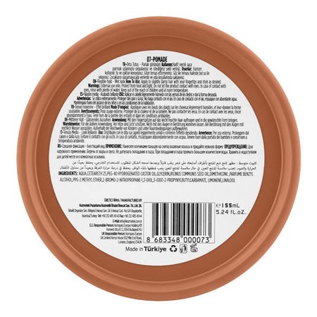 Agiva Professional Maximum Control Styling Hair Wax, 07 Pomade Brown, 155ml - Image 3