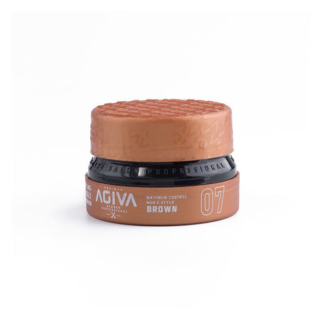 Agiva Professional Maximum Control Styling Hair Wax, 07 Pomade Brown, 155ml - Image 2