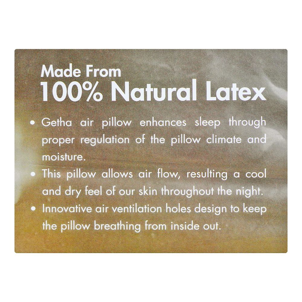 Getha 100% Natural Latex Air Pillow, 65 x 38 x 15 cm - Image 3