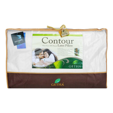 Getha 100% Natural Latex Contour Pillow, 63 x 37 x 13cm - Main Image