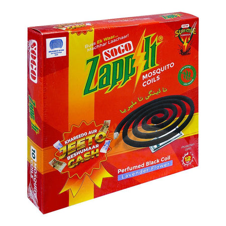 SOGO Zapp-It Mosquito Lavender Black Coil, 10-Pack - Main Image