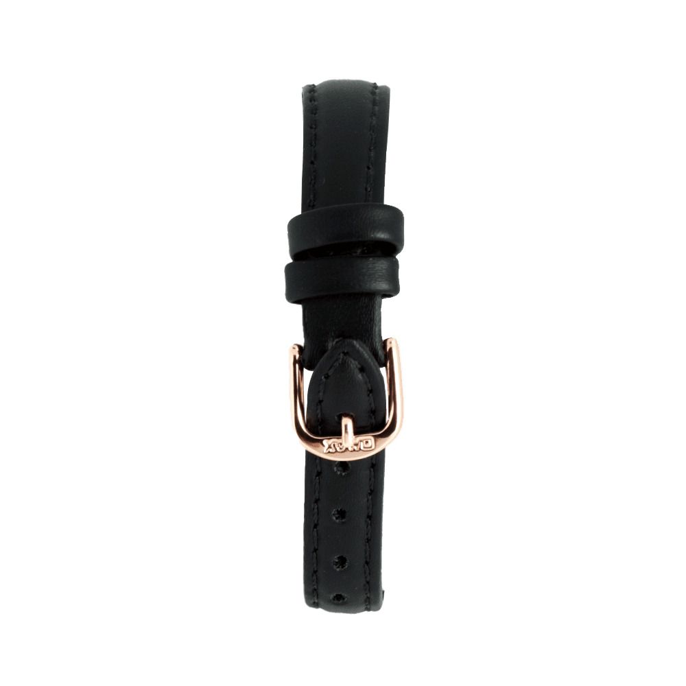Omax Women's Black Strap & Diamond Dial Analog Watch, 00CT77746P02 - Image 3