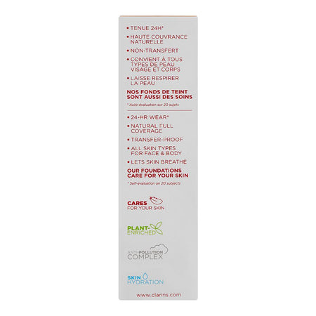 Clarins Paris Everlasting Long-Wearing & Hydrating Matte Foundation, 111N Auburn - Image 2