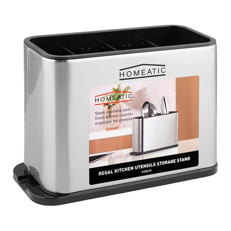 Homeatic Regal Kitchen Utensils Storage Stand, Silver, EK-8628 - Main Image
