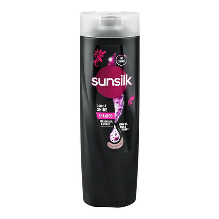 Sunsilk Black Shine Shampoo, For All Hair Types, 300ml - Main Image