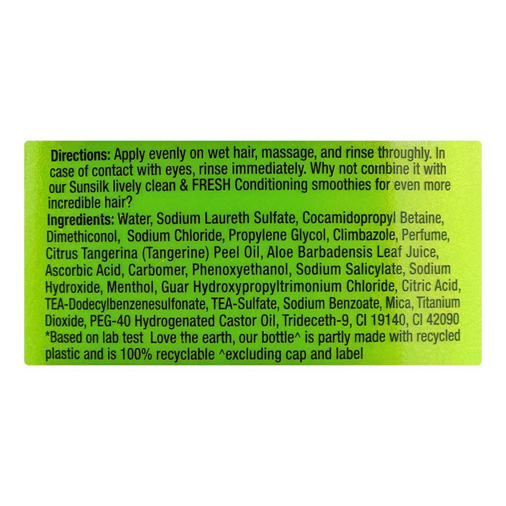 Sunsilk Lively Clean & Fresh Shampoo, For All Hair Types, 300ml - Image 3