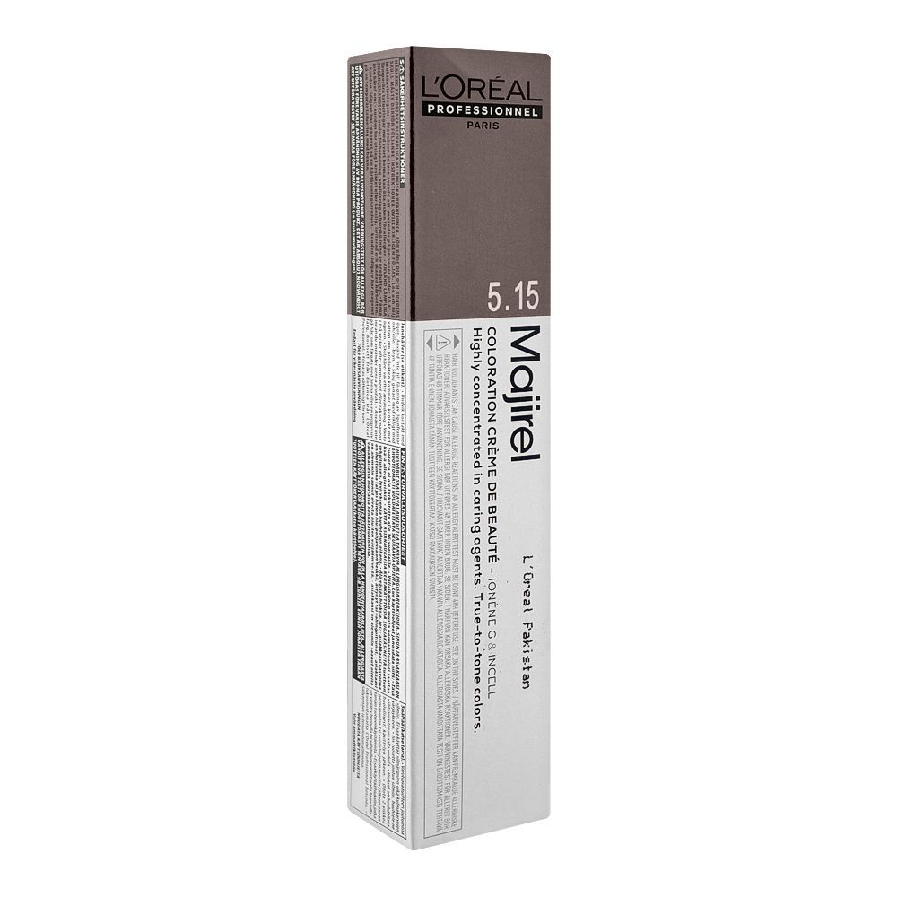 L'Oreal Professionnel Majirel Hair Coloring Cream, 5.15 Mahogany Brown - Image 2