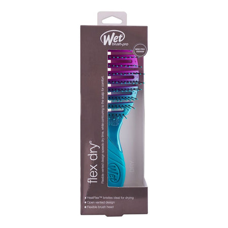 Wet Brush Pro Flex Dry Hair Brush, Teal Ombre, BWP800FLEXTO - Image 4