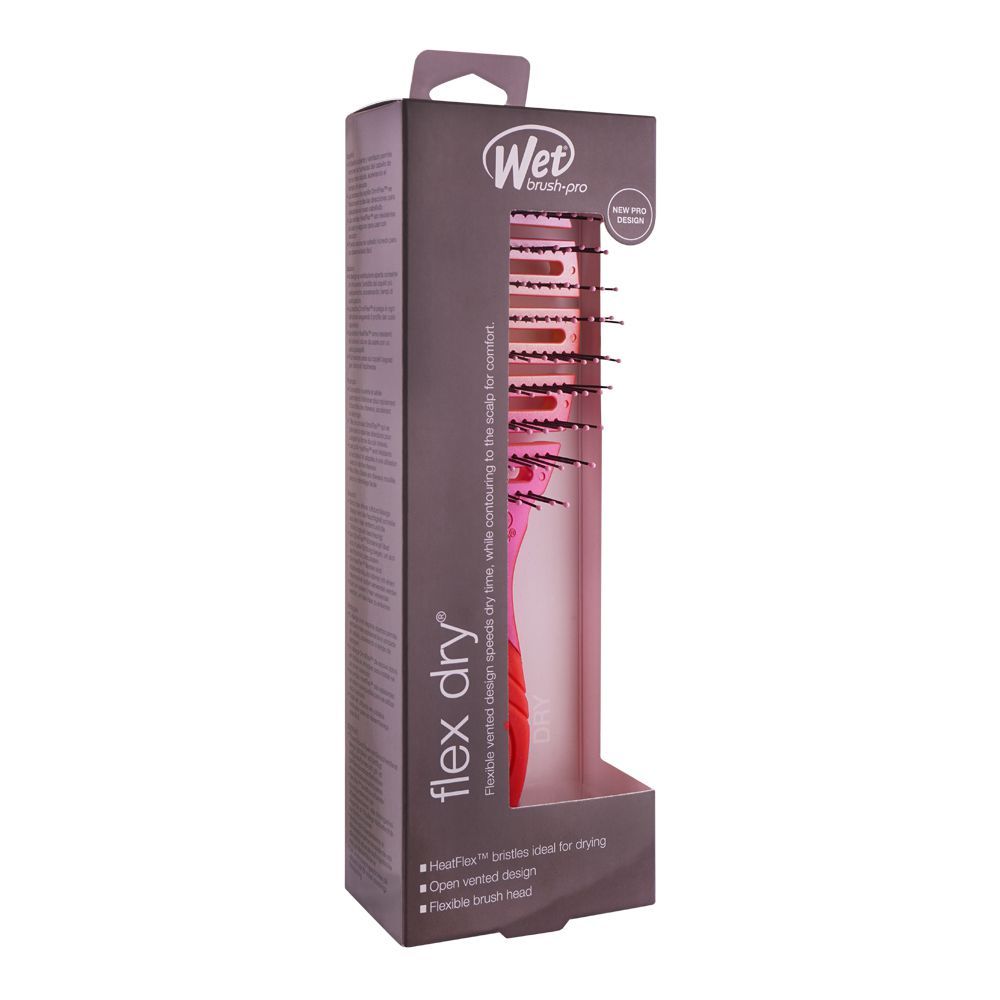 Wet Brush Pro Flex Dry Hair Brush, Coral Ombre, BWP800FLEXCO - Image 3