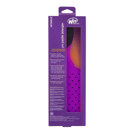 Wet Brush Pro Paddle Detangler Hair Brush, Purple, BWP831PURPNW - Image 4