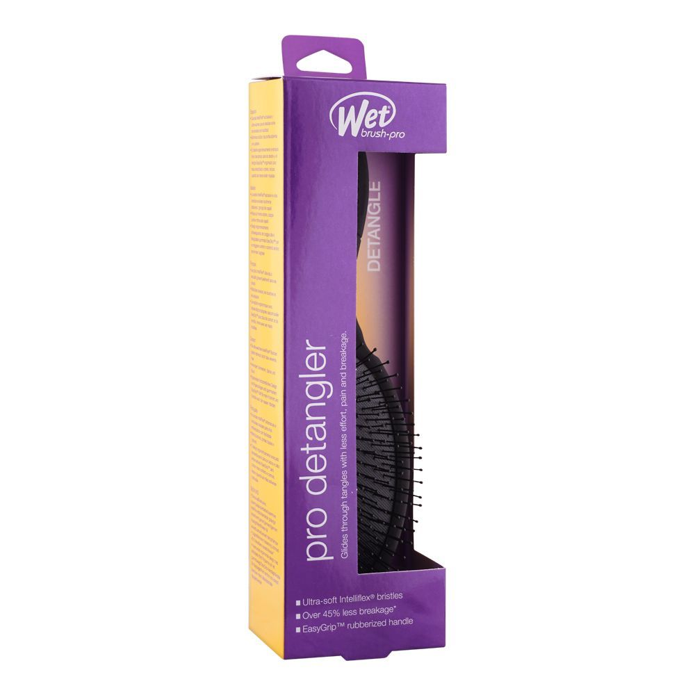 Wet Brush Pro Detangler Hair Brush, Black, BWP830PROBK - Image 3