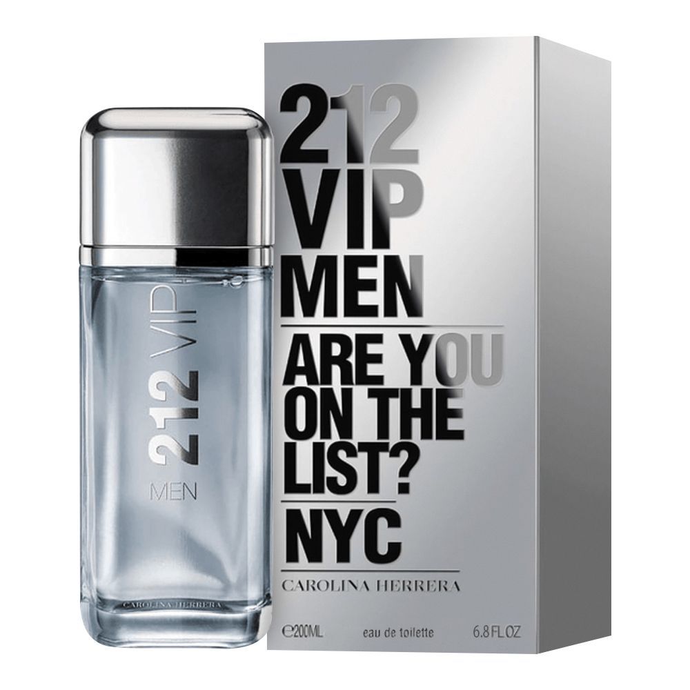 Carolina Herrera 212 VIP Men Are You On The List? NYC Eau De Toilette, 200ml - Main Image