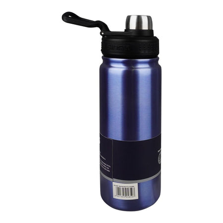 Homeatic Steel Water Bottle, 650ml Capacity, Blue, KD-859 - Image 2