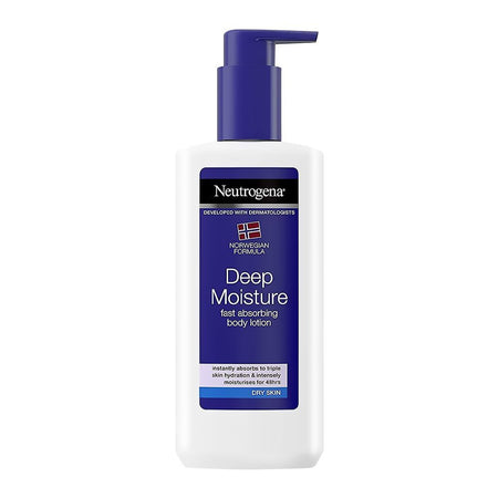 Neutrogena Deep Moisture Fast Absorbing Body Lotion, For Dry Skin, 400ml - Main Image