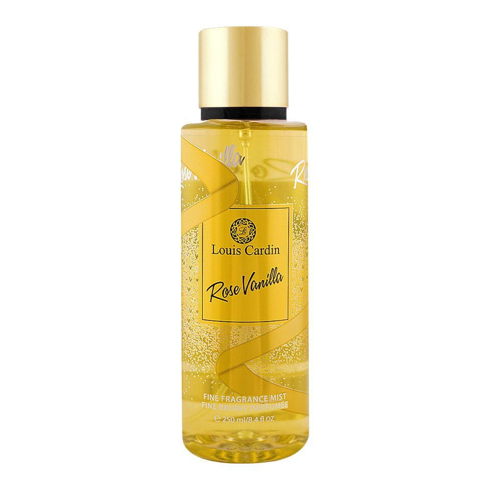 Louis Cardin Rose Vanilla Fine Fragrance Mist, 250ml - Main Image