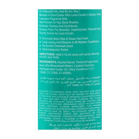 Louis Cardin Freesia Fine Fragrance Mist, 250ml - Image 3