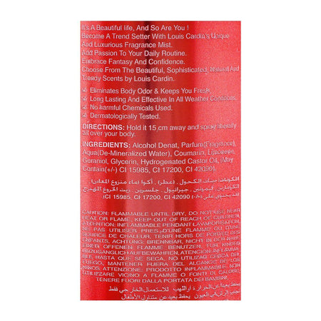 Louis Cardin Cherry Blossom Fine Fragrance Mist, 250ml - Image 3