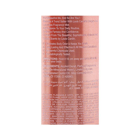 Louis Cardin Narcissus Fine Fragrance Mist, 250ml - Image 3