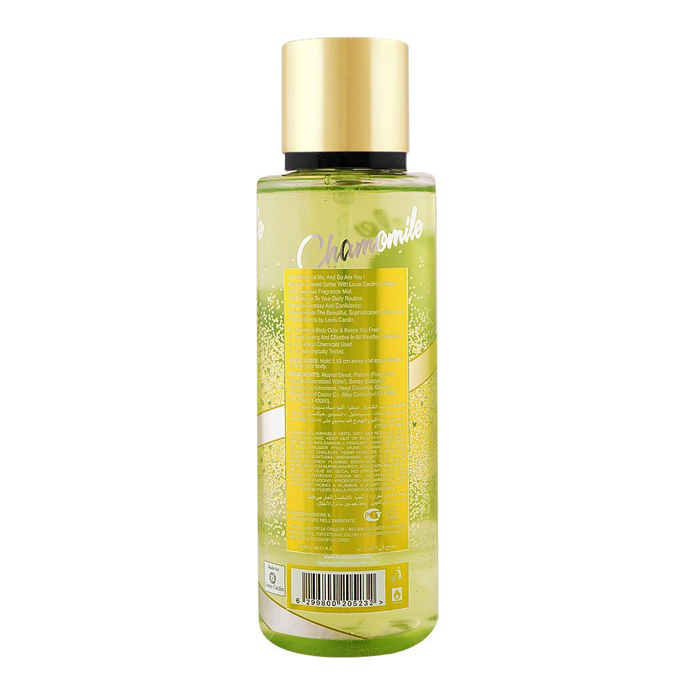 Louis Cardin Chamomile Fine Fragrance Mist, 250ml - Image 2