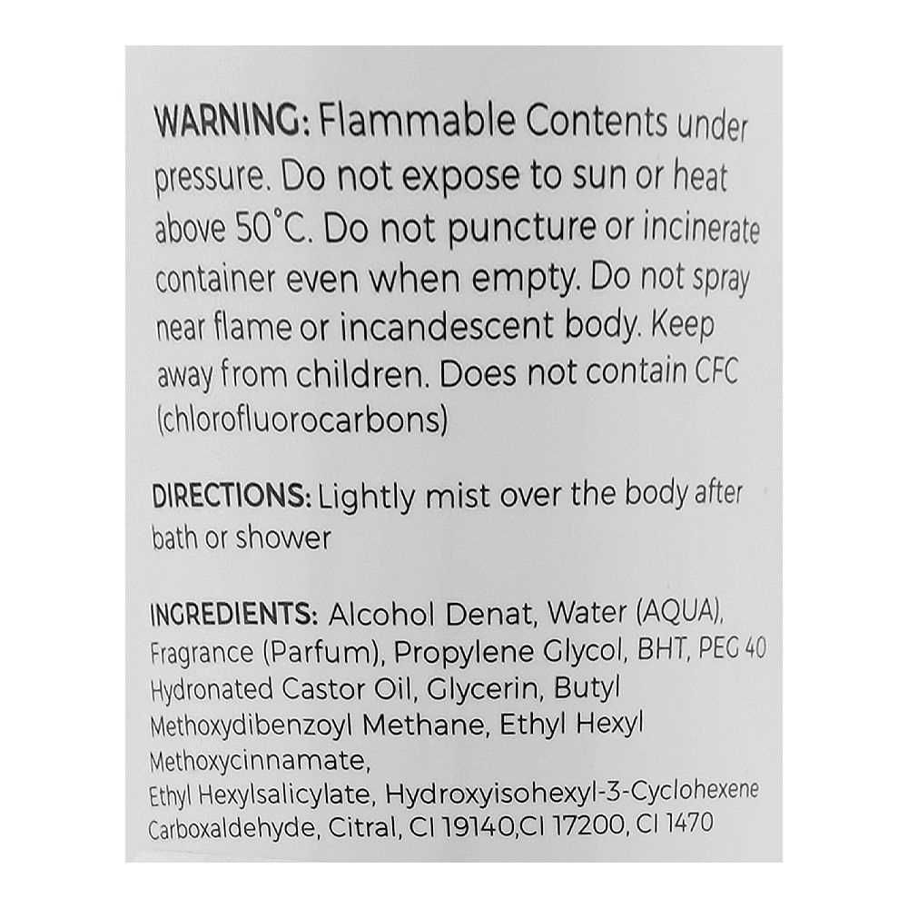 Beauty Secrets Romantic Lady Fragrance Mist, 150ml - Image 3