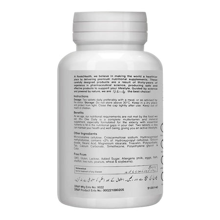 Route 2 Health 65+ One Daily Multivitamin Tablet, For Men & Women, 30-Pack - Image 2