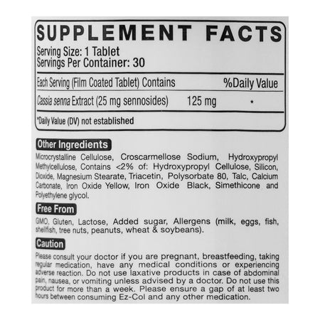 Route 2 Health Ez-Col Tablet, Relieves Constipation, 30-Pack - Image 4
